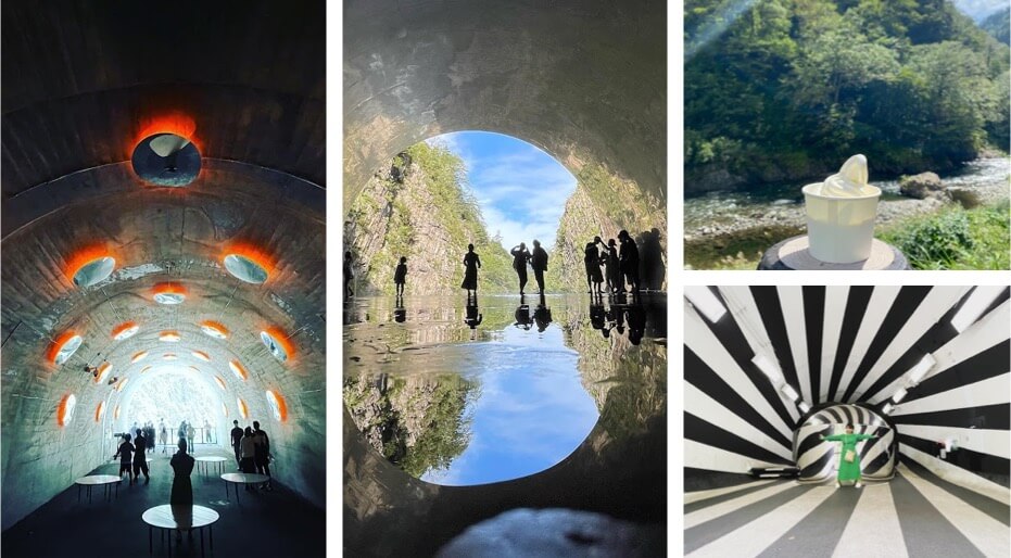 清津峡 | ダイナミックな渓谷美とアートの融合、鏡のような水面が